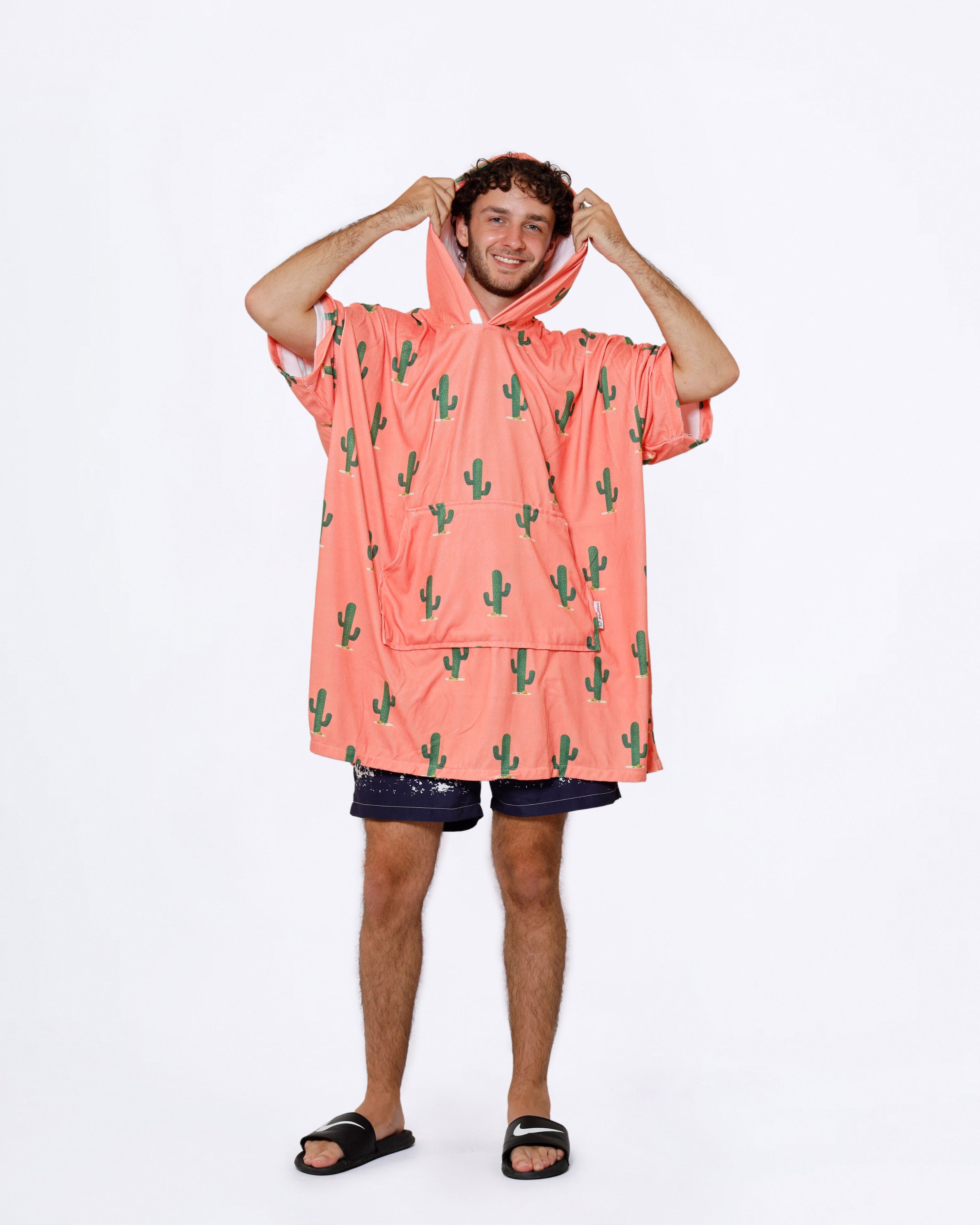 Cactus Towel Poncho + FREE Sand Remover