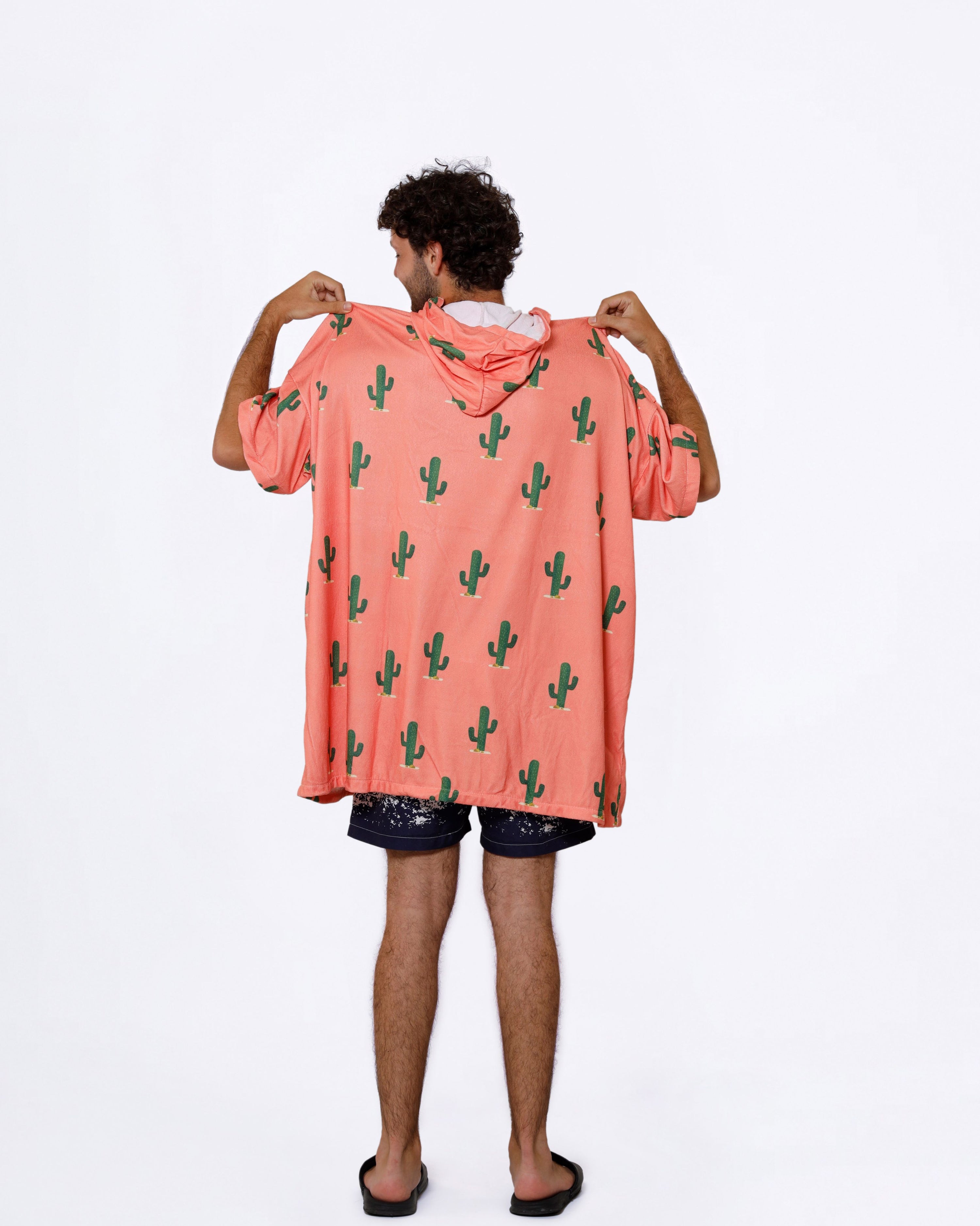 Cactus Towel Poncho + FREE Sand Remover