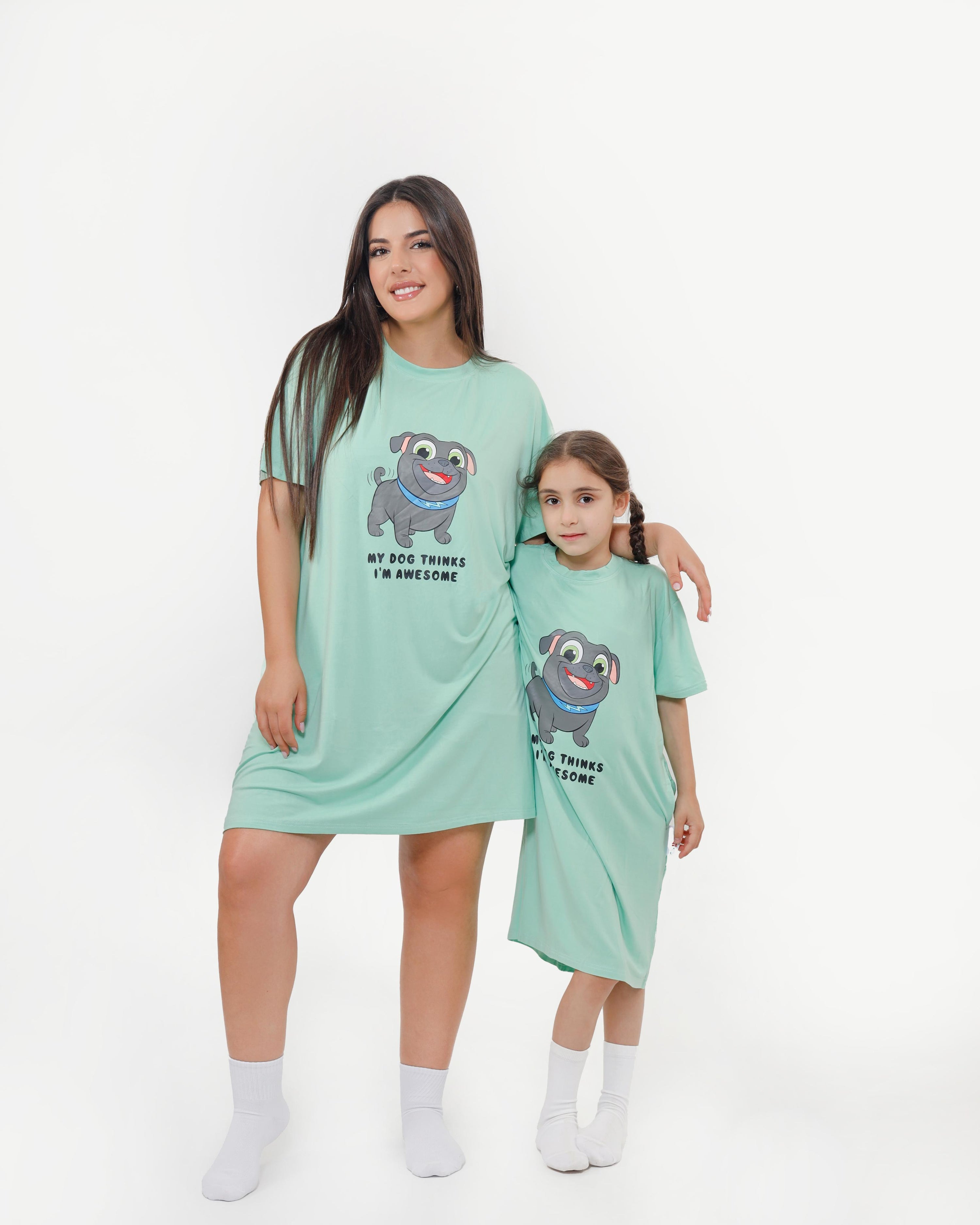 Like Mother Like Daughter Boyfriend Tee - THE PLUFFIES