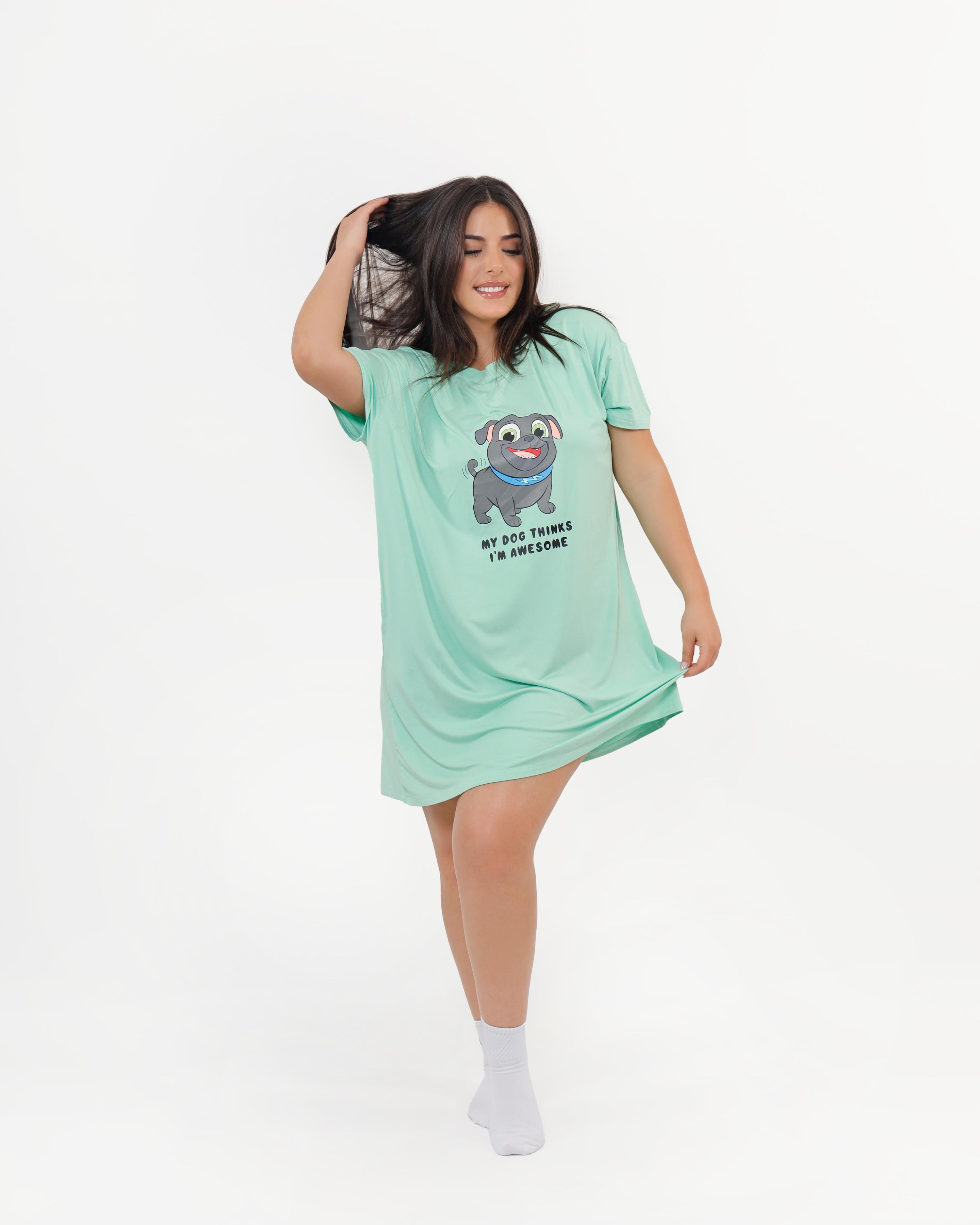 Dog Pluffie Boyfriend Tee - THE PLUFFIES