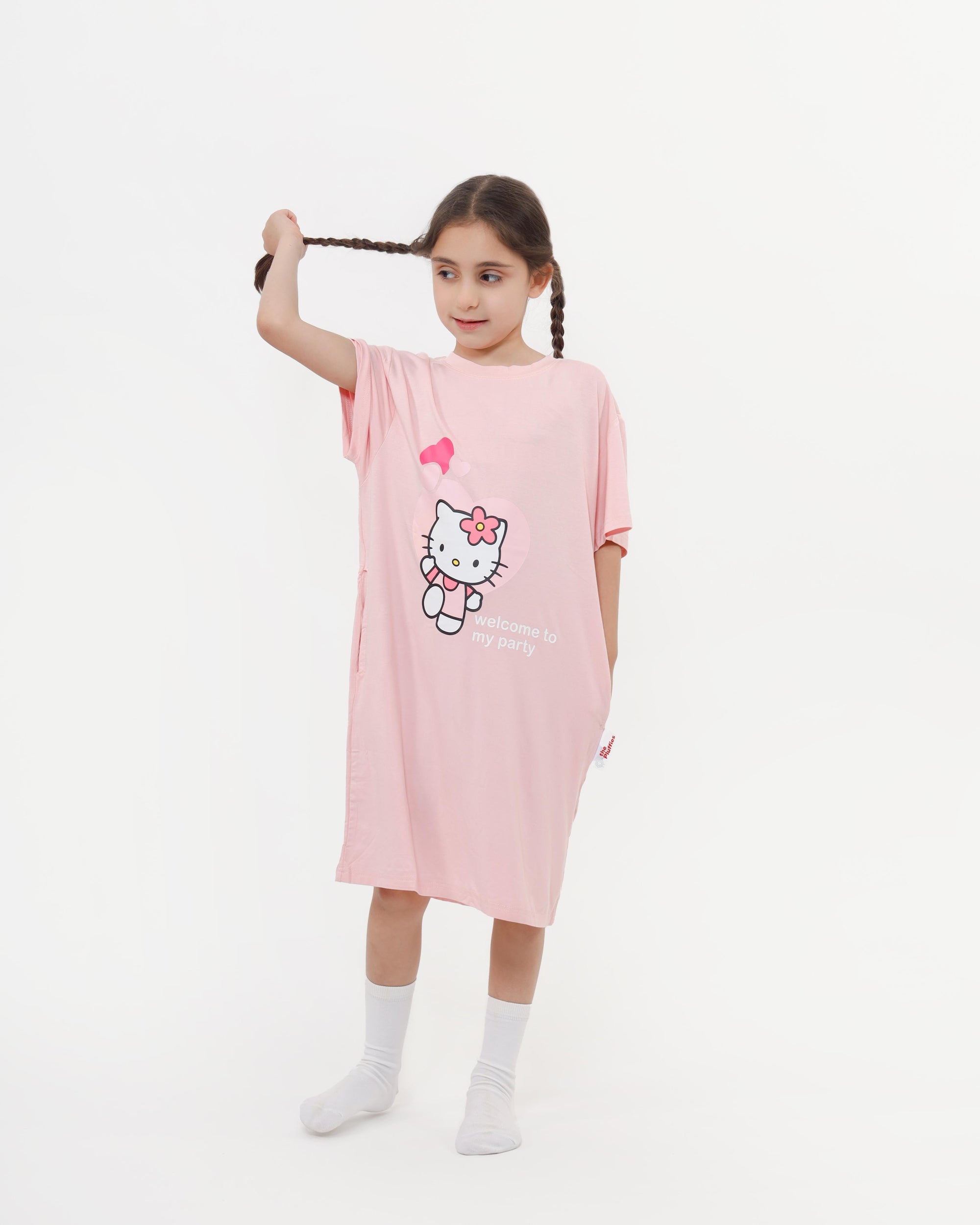Hello Kitty Pluffie Kids Boyfriend Tee - THE PLUFFIES