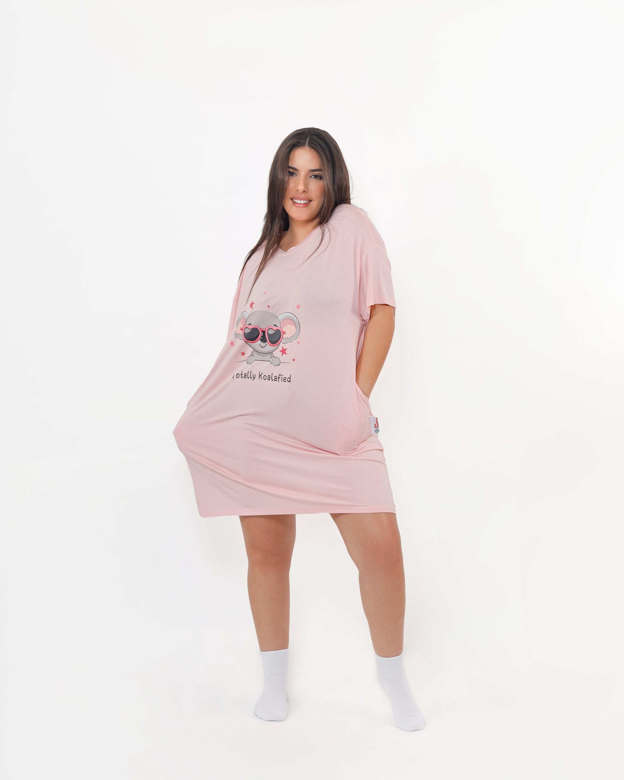 Koala Pluffie Boyfriend Tee - THE PLUFFIES