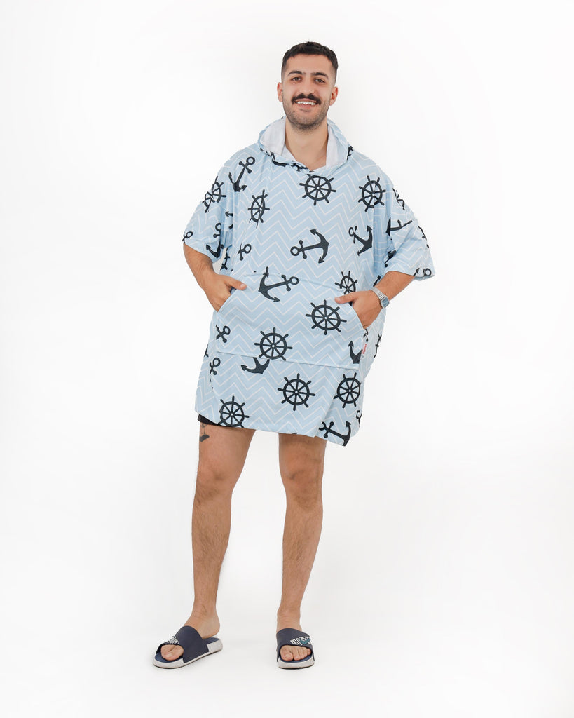 Anchor Pluffie Towel Poncho - THE PLUFFIES