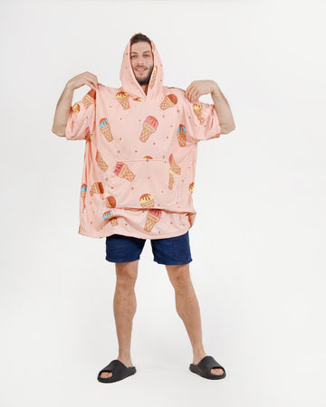 Ice Cream Pluffie Towel Poncho - THE PLUFFIES