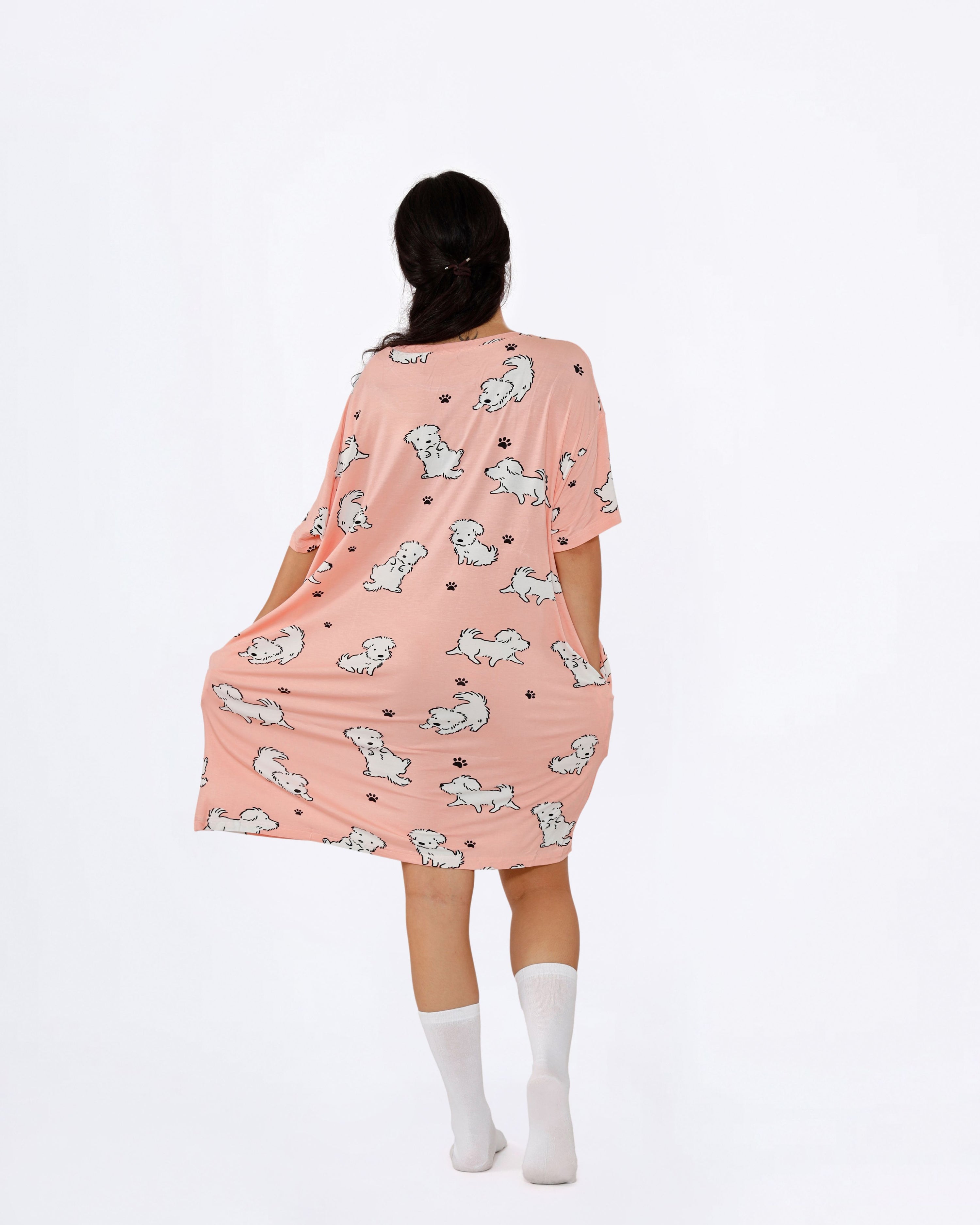 White Dog BF Sleep Tee