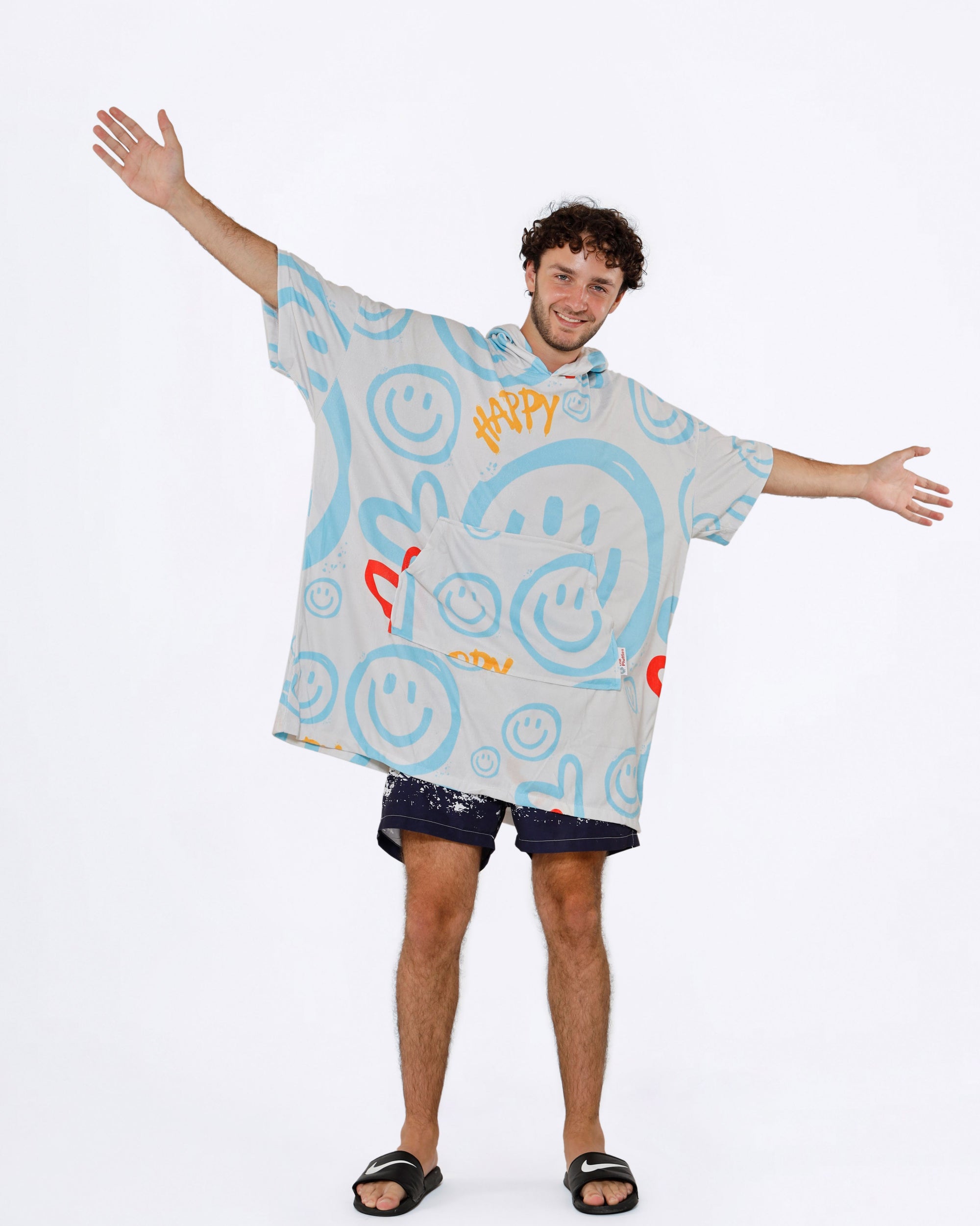 Smileys Towel Poncho + FREE Sand Remover