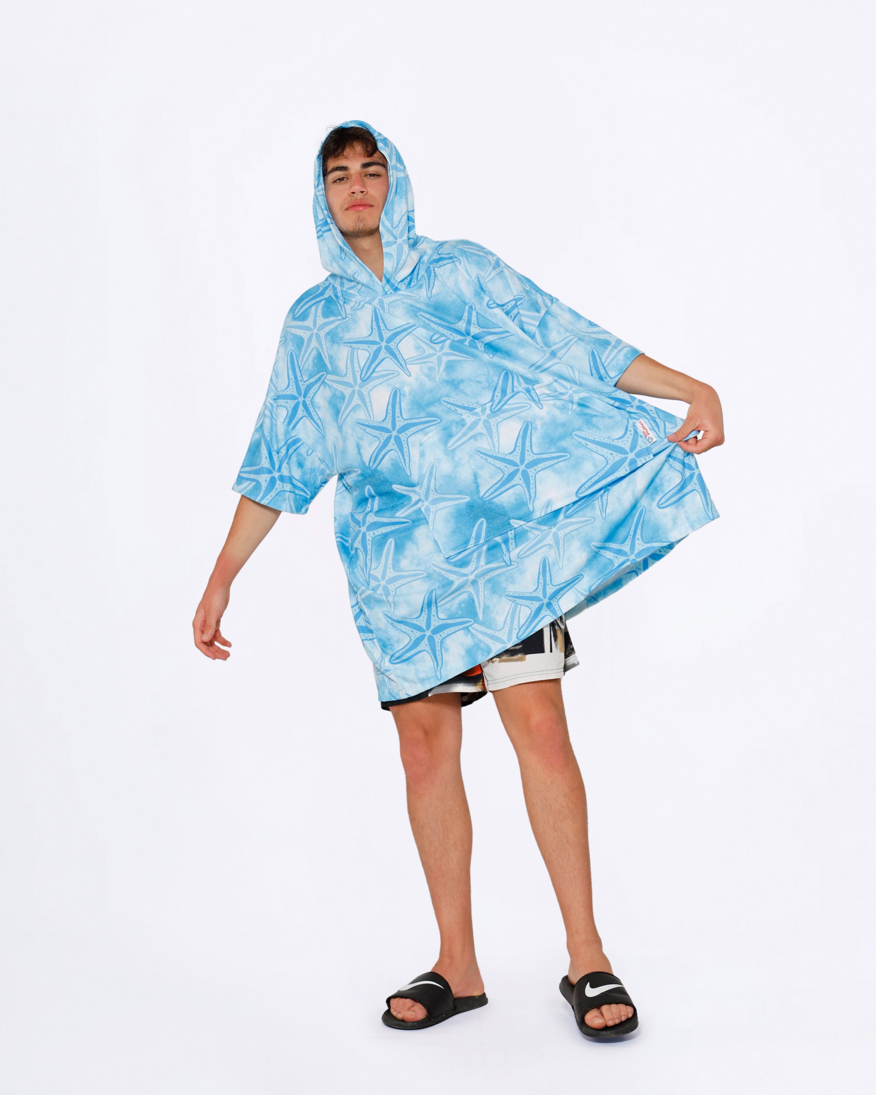 Starfish Towel Poncho + FREE Sand Remover