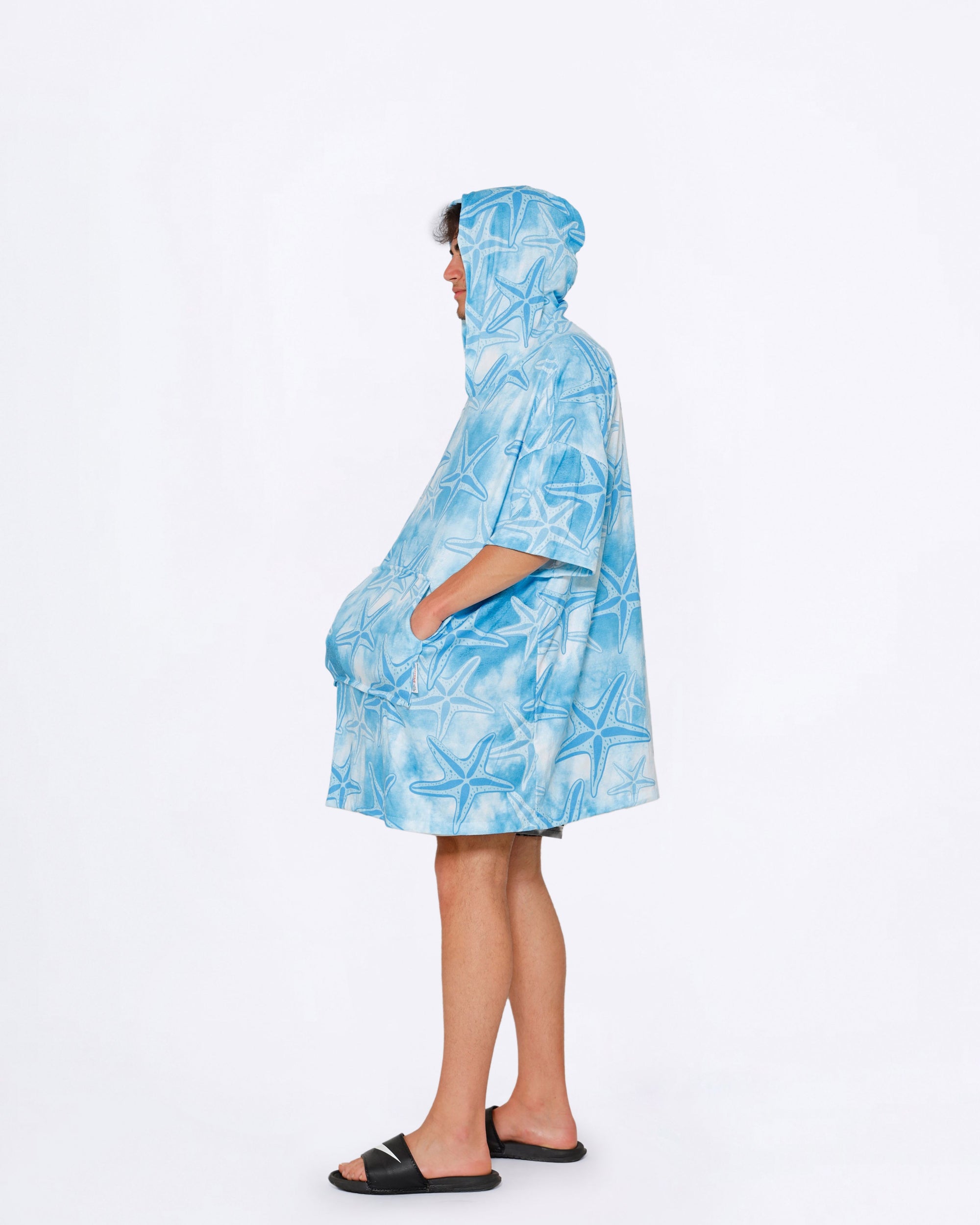 Starfish Towel Poncho + FREE Sand Remover