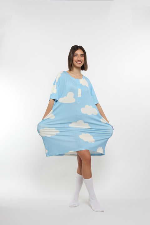 GRWM Clouds BF Sleep Tee