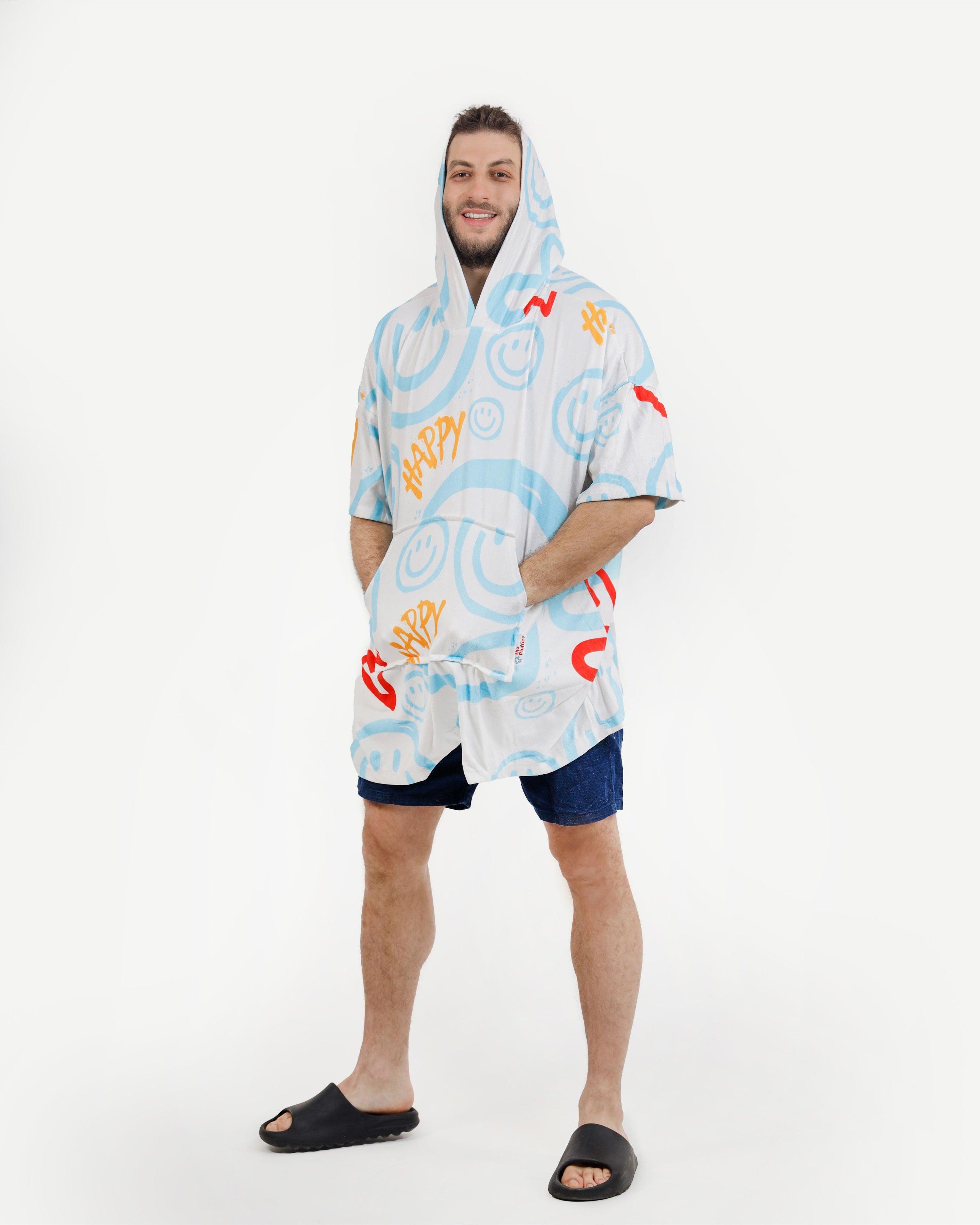 Smileys Towel Poncho + FREE Sand Remover