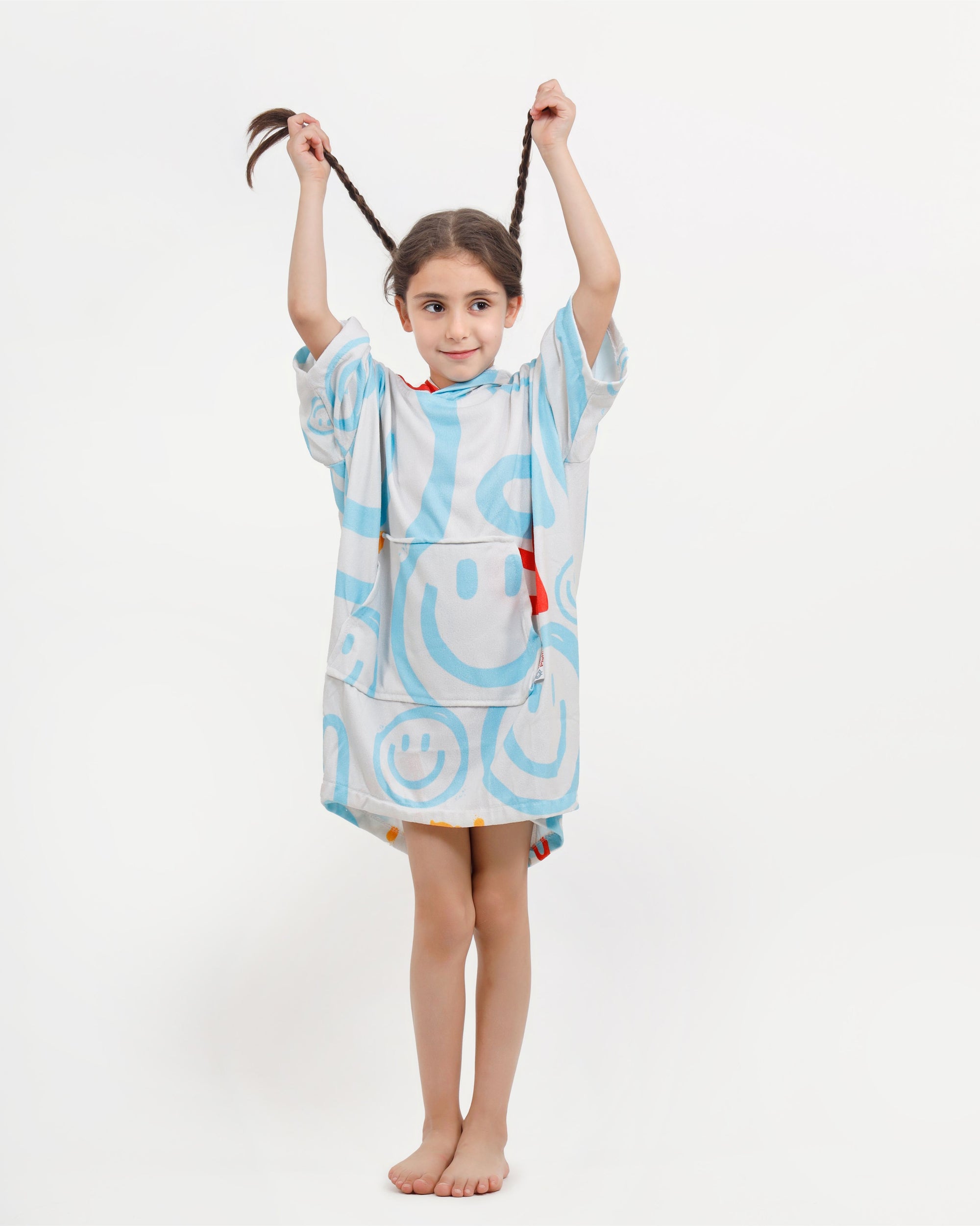 Smileys Kids Towel Poncho + FREE Sand Remover
